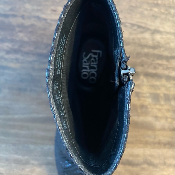 Franco Sarto Women’s Marquee Black Ankle Boot Size 6 - Picture 12 of 15